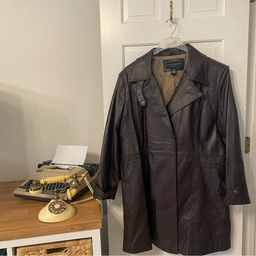 Centigrade Leather Coat